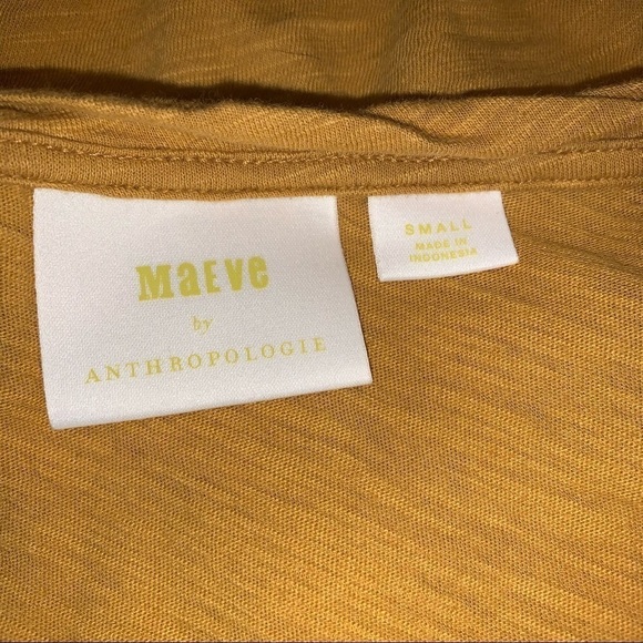Anthropologie Maeve Cold Shoulder Tee, sz S - Picture 6 of 7